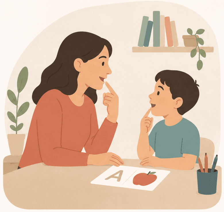 Séance individuelle de stimulation du langage